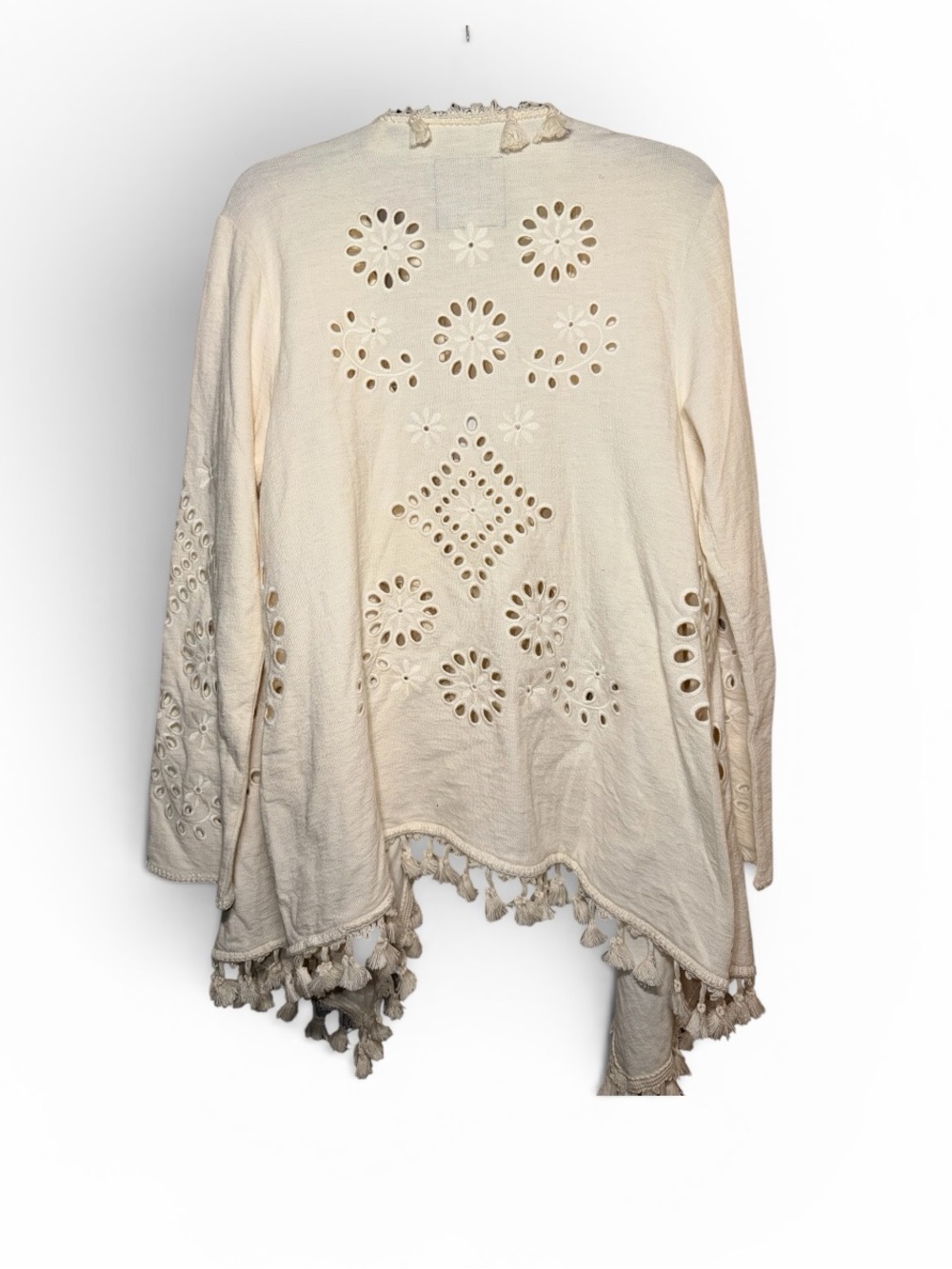 Johnny Was Ivory Quette Sweater NWT - Picture 7 of 8